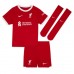 Liverpool Alexander-Arnold #66 Barnkläder Hemma matchtröja till baby 2023-24 Kortärmad (+ Korta byxor) Billigt